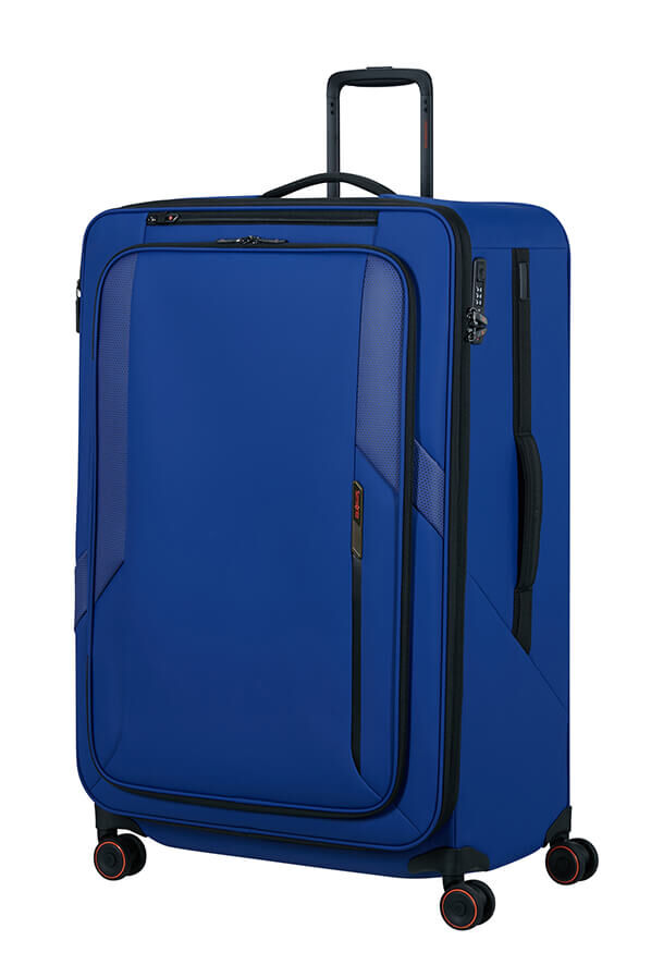 Samsonite Glazed Spinner Expandable 84cm  Electric Blue