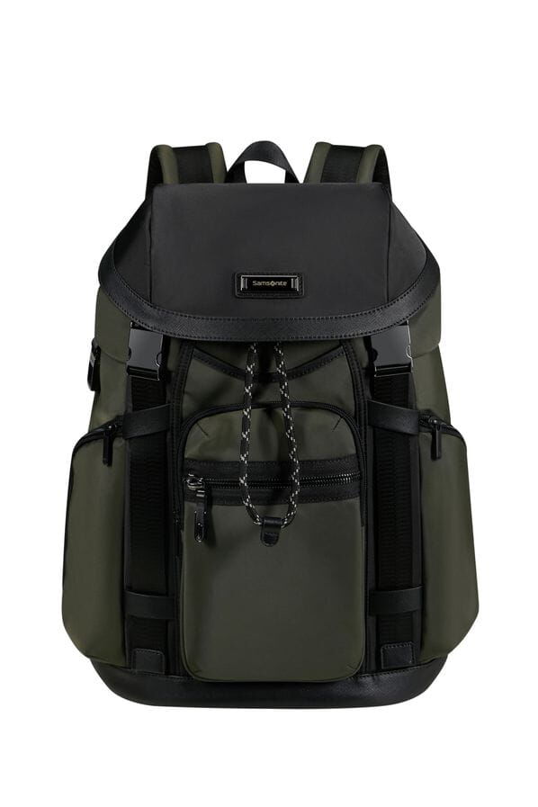 Samsonite Relyon Backpack M 15.6'' with flap  Zielony
