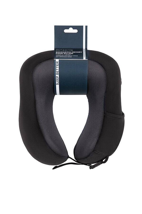 Samsonite Ta Revolution Ergonomic Memory Foam Pillow  Czarny