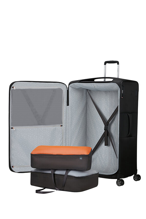 Samsonite Re-Lite Spinner Expandable 83cm  Czarny