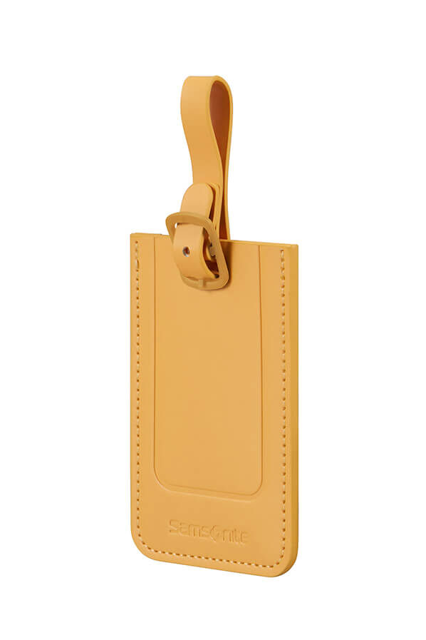 Samsonite Ta Revolution Rectangle Luggage Tag x2  Ż&oacute;łty