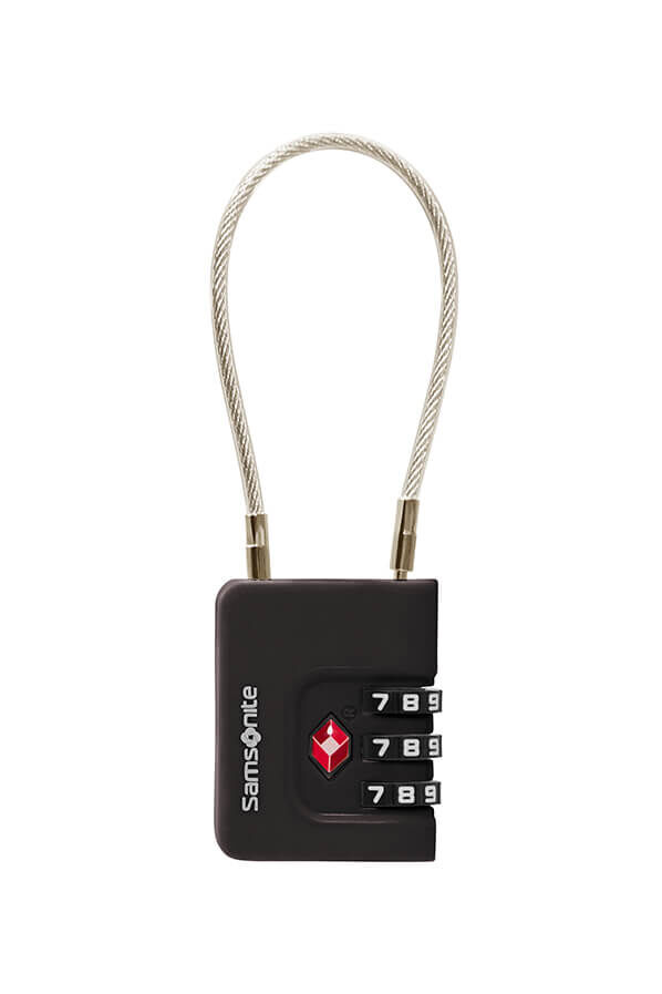 Samsonite Ta Revolution Cablelock 3 dial TSA  Czarny