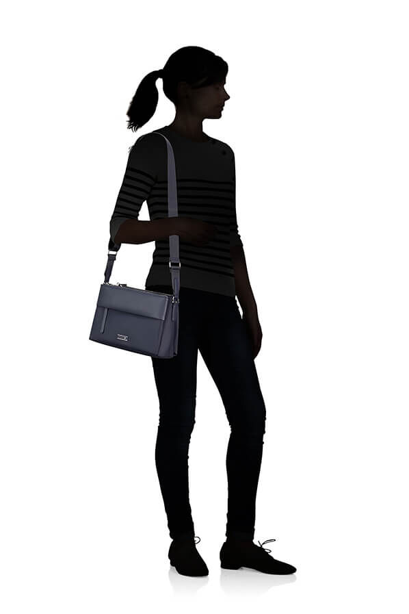 Samsonite Zalia 3.0 H.Shoulder Bag 3 Comp  Ciemnogranatowy