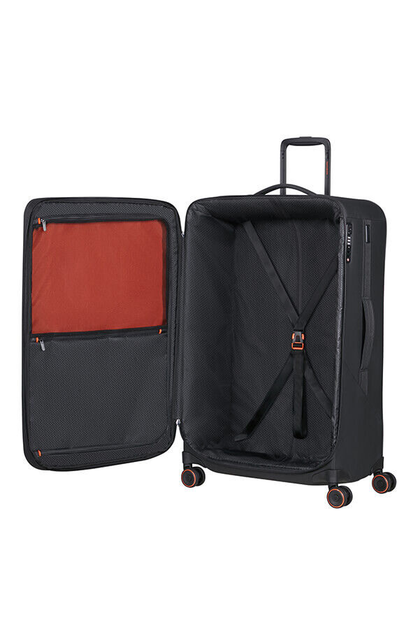 Samsonite Glazed Spinner Expandable 78cm  Czarny