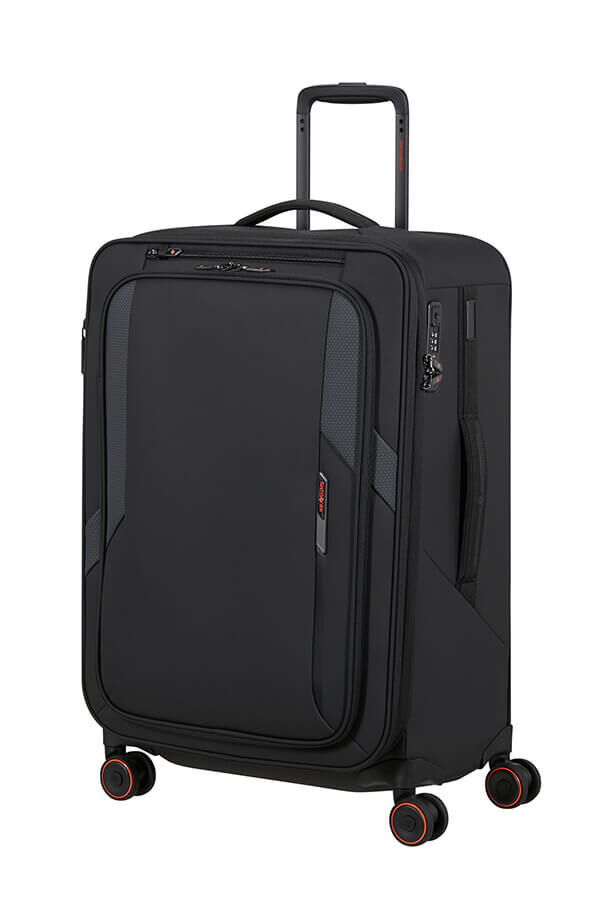 Samsonite Glazed Spinner Expandable 67cm  Czarny