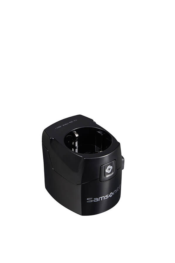 Samsonite Travel Accessories World Adaptor Pro 3-P+USB Black