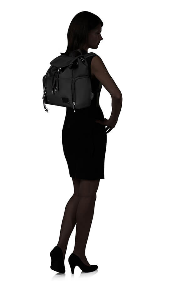 Samsonite Wander Last Backpack 3PKT 1 Buckle  Czarny