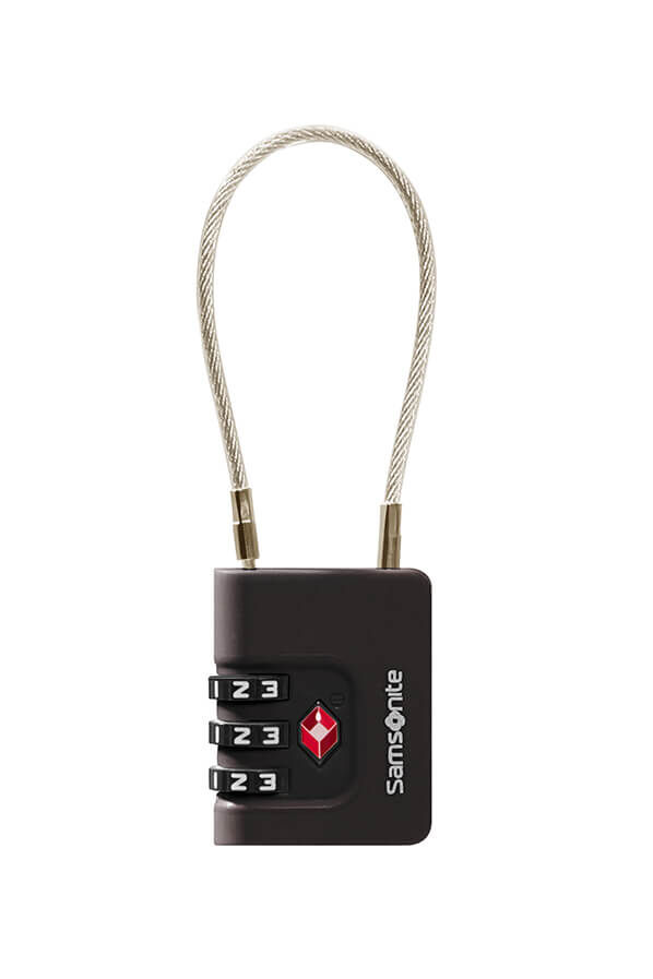 Samsonite Ta Revolution Cablelock 3 dial TSA  Czarny
