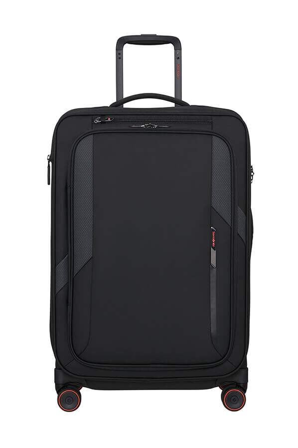 Samsonite Glazed Spinner Expandable 67cm  Czarny