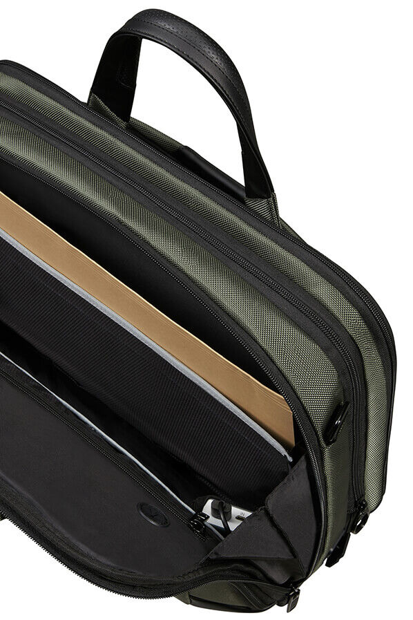 Samsonite Pro-Dlx 6 Bailhandle Expandable 15.6'  Zielony
