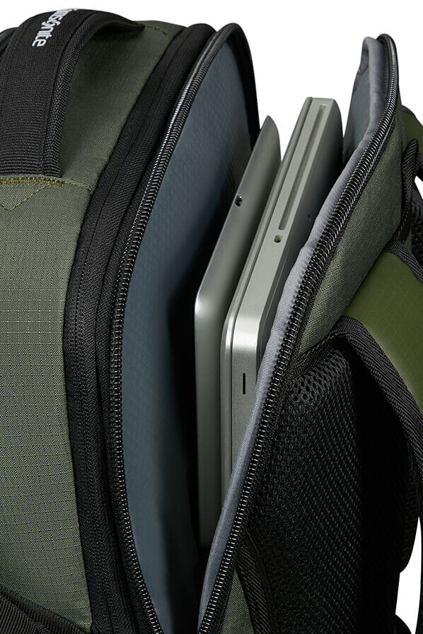 Samsonite Roadseeker Laptop Backpack Expandable L  Ciemny oliwkowy