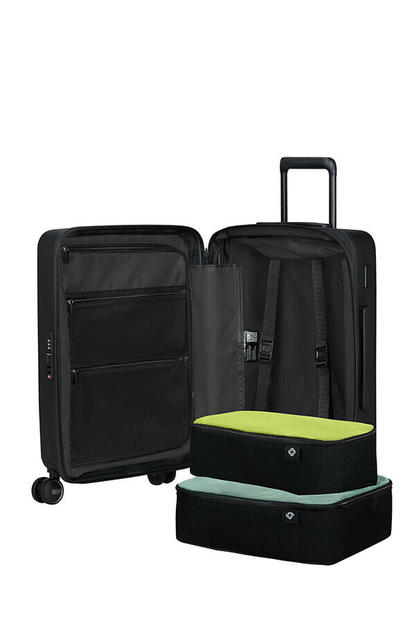 Samsonite Restackd Spinner Expandable 55cm  Czarny