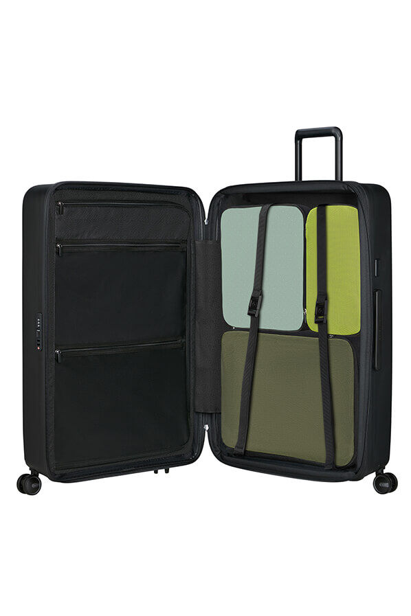 Samsonite Restackd Spinner Expandable 81cm  Czarny