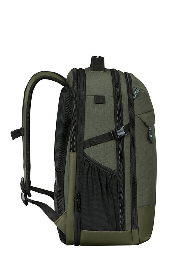 Samsonite Roadseeker Laptop Backpack Expandable L  Ciemny oliwkowy