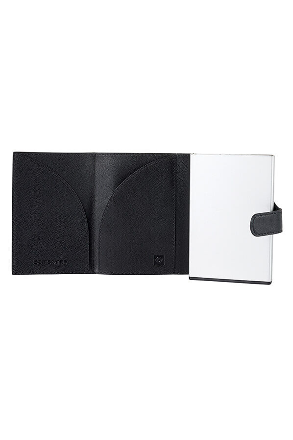 Samsonite Alu Fit 202 - Slide-up Wallet  Czarny