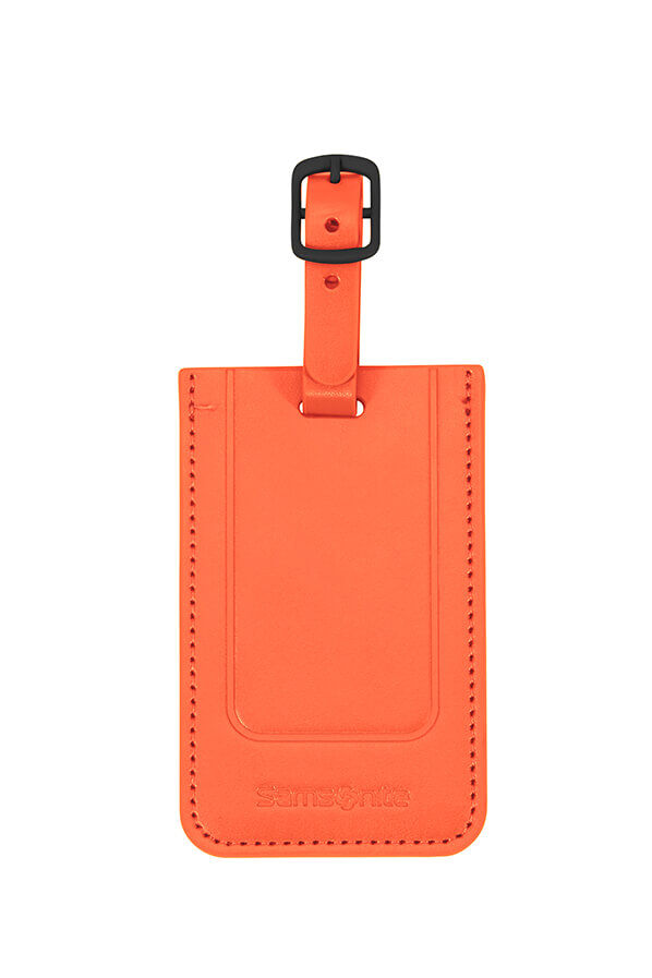 Samsonite Ta Revolution Rectangle Luggage Tag x2  Orange
