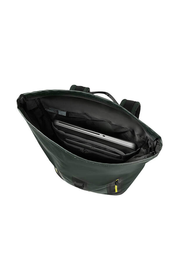 Samsonite Coatify Biz Rolltop Backpack 15.6'  Dark Teal/Lime