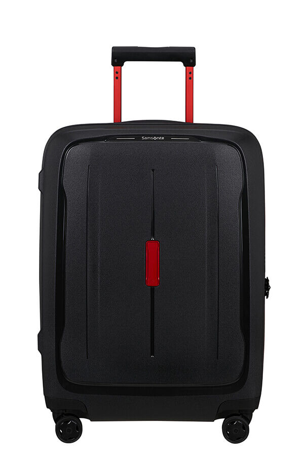 Samsonite Essens Spinner Expandable ZIP 55cm  Charcoal/Red