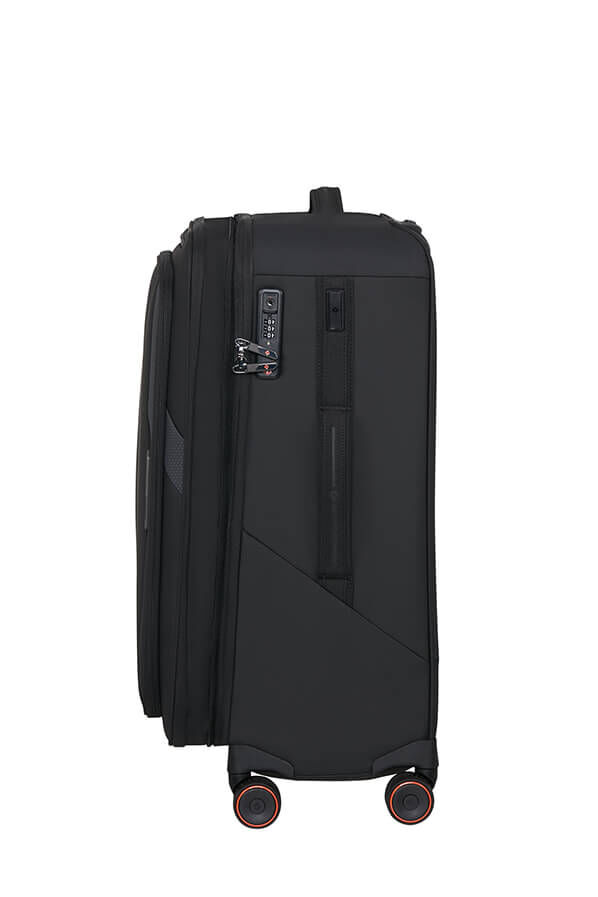 Samsonite Glazed Spinner Expandable 67cm  Czarny