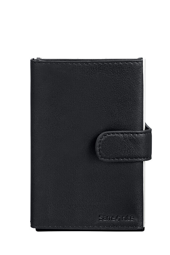 Samsonite Alu Fit 202 - Slide-up Wallet  Czarny