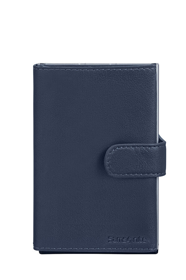 Samsonite Alu Fit 202 - Slide-up Wallet  Niebieski