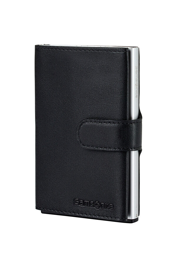 Samsonite Alu Fit 202 - Slide-up Wallet  Czarny