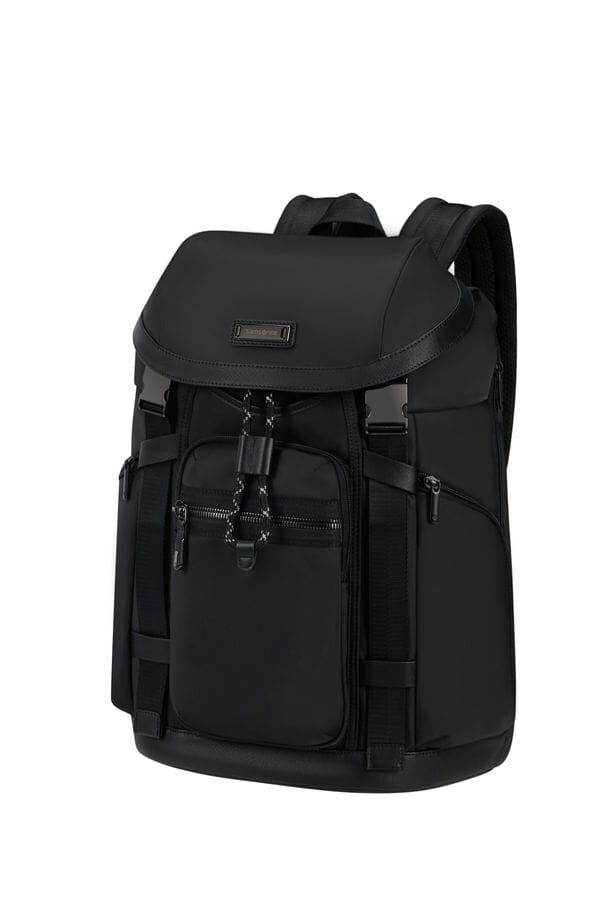 Samsonite Relyon Backpack M 15.6'' with flap  Czarny