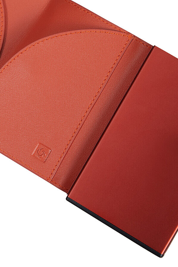 Samsonite Alu Fit 202 - Slide-up Wallet  Pomarańczowy