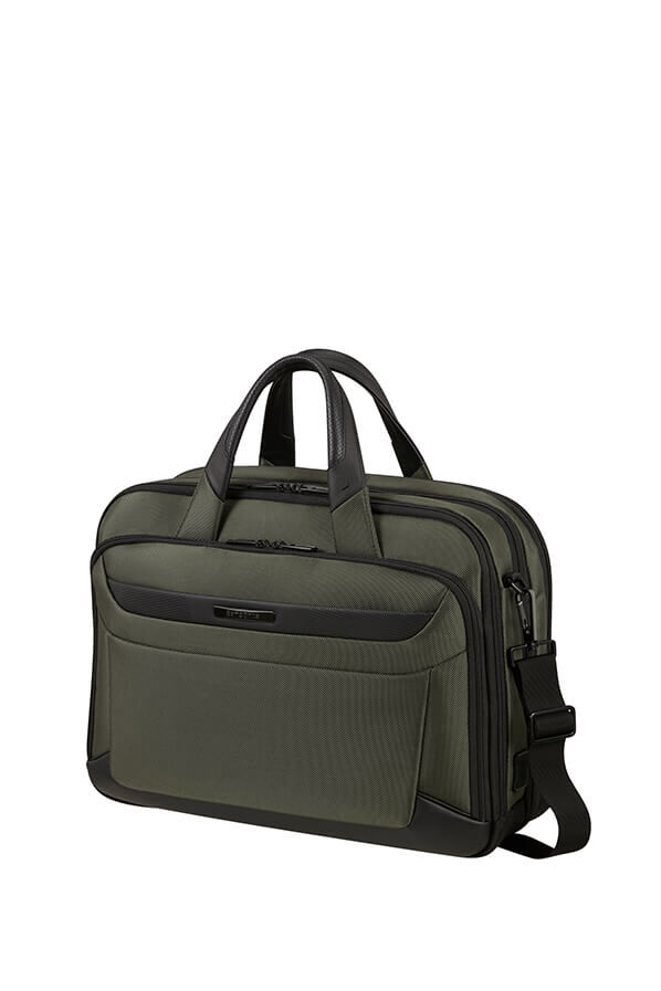 Samsonite Pro-Dlx 6 Bailhandle Expandable 15.6'  Zielony