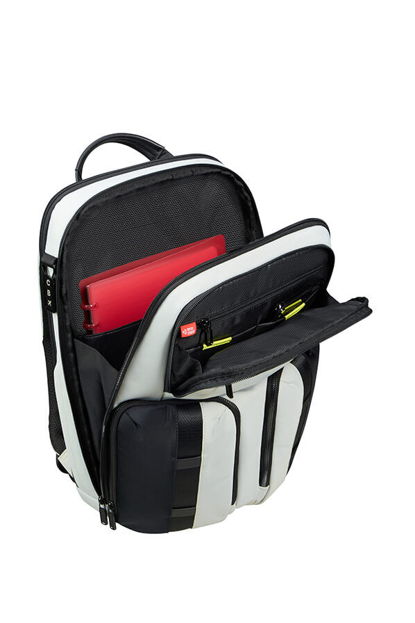 Samsonite Urban-Eye Backpack 14.1' 2 Pockets 14.1'  Light Grey/Lime