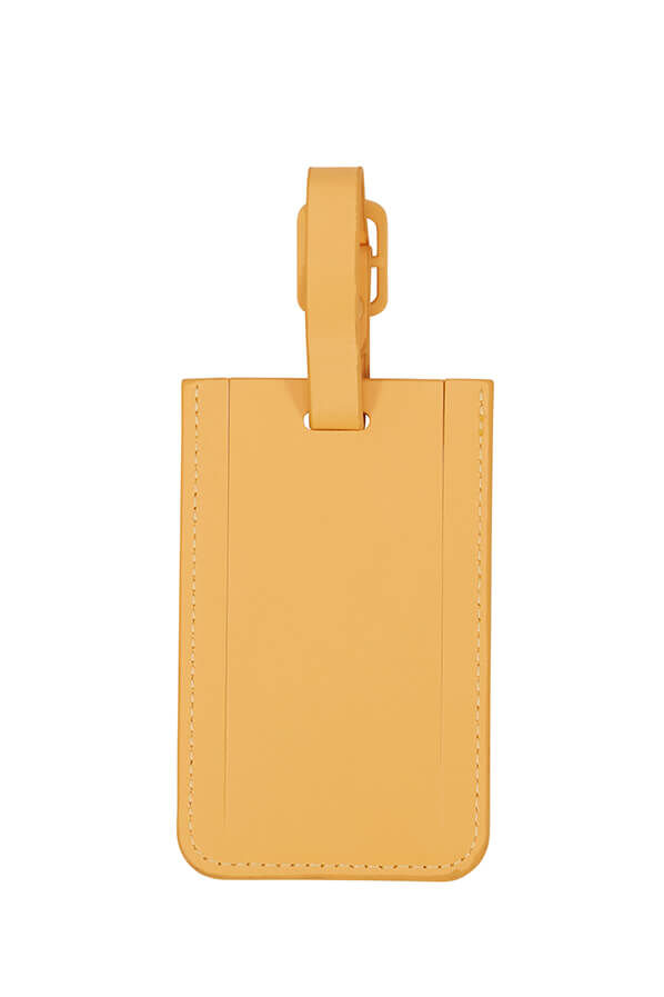 Samsonite Ta Revolution Rectangle Luggage Tag x2  Ż&oacute;łty