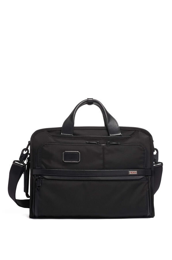TUMI Alpha 2 SLIM THREE WAY BRIEF  Black